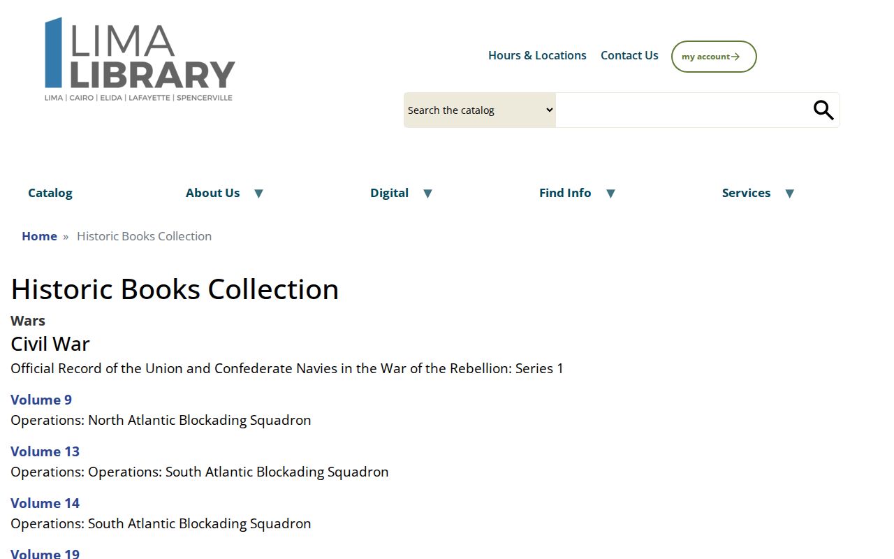 Lima city directory historic books collection