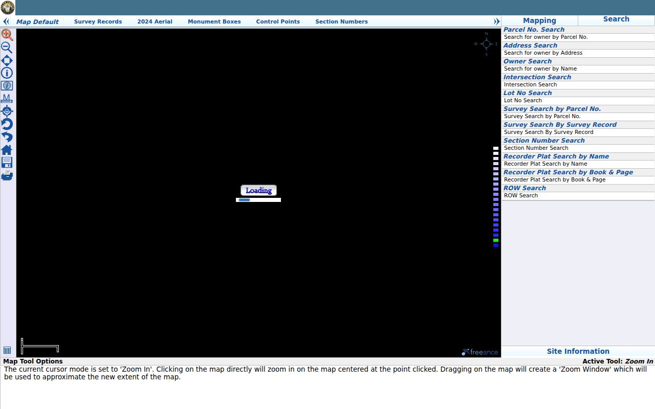 Allen County Public Access GIS showing a Lima parcel search result